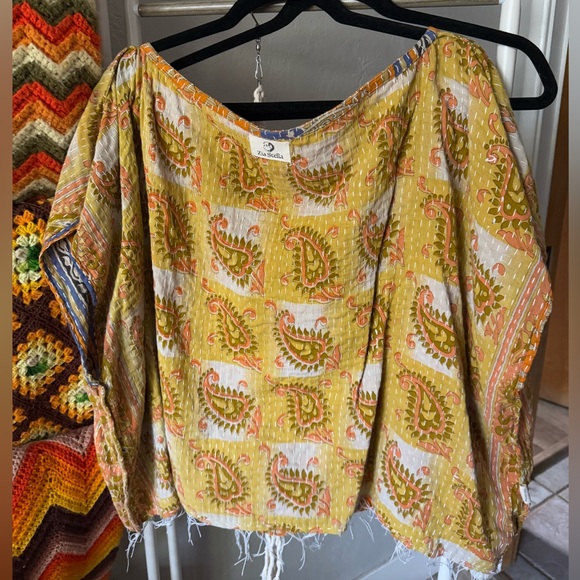 Zia Stella kantha top - Picture 3 of 4